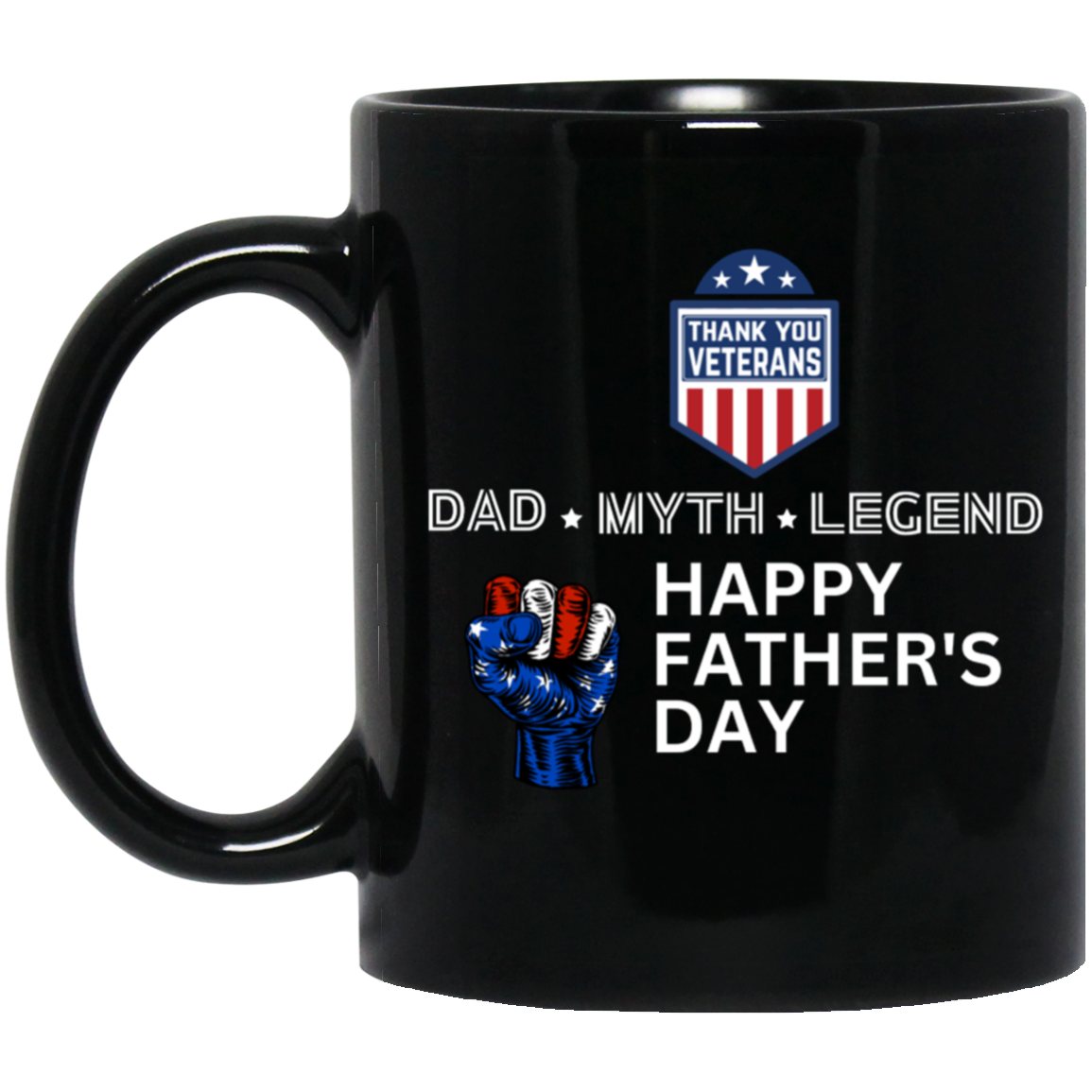 Thank You Veterans | Black Mug