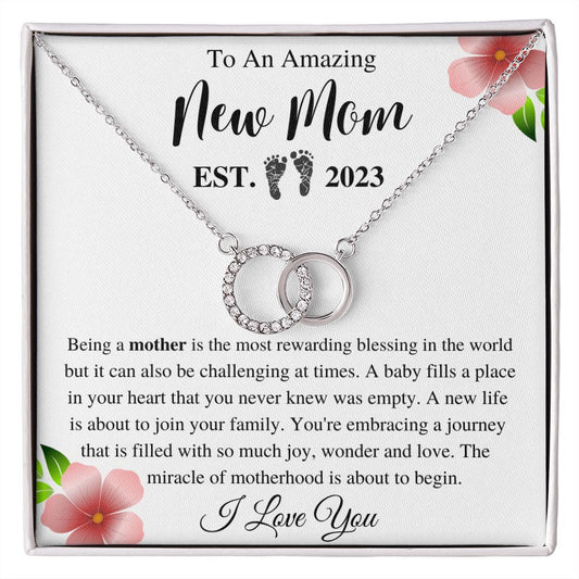 To An Amazing New Mom | Perfect Pair Necklace
