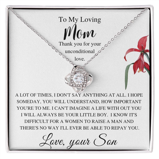 To My Loving Mom | Thank You For Your Unconditional Love